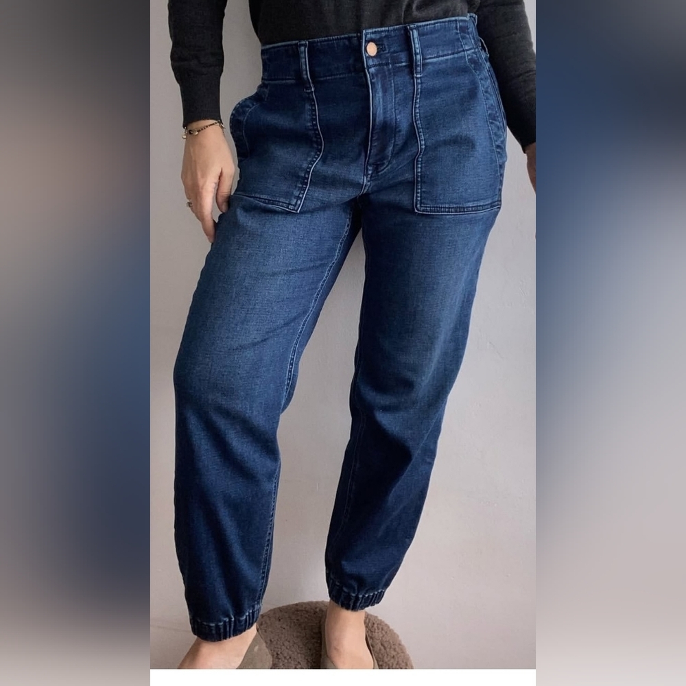 J Crew Denim Utility Jogger Jeans Pants Women's Size 28